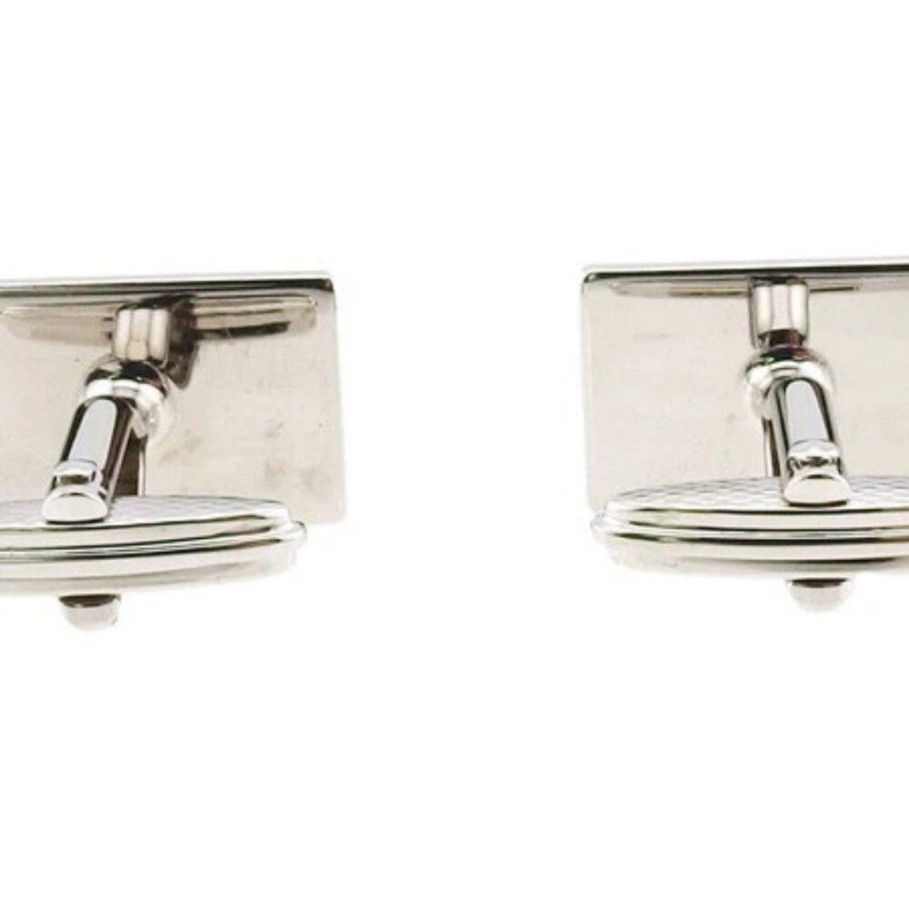 dunhill cufflinks × silver platedGold material Authentic Used - Picture 3 of 8